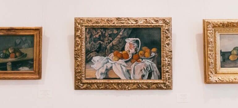 Framed painting of a fruit