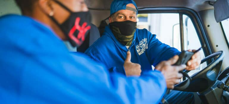 safe movers Austin smiling