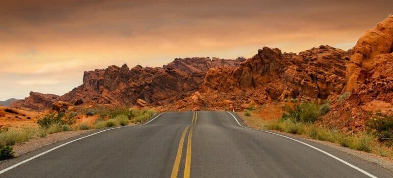 a road that interstate movers Texas take when moving people