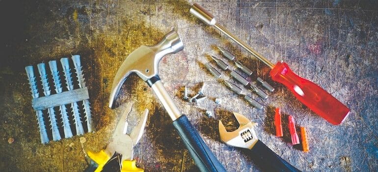 a set of different tools