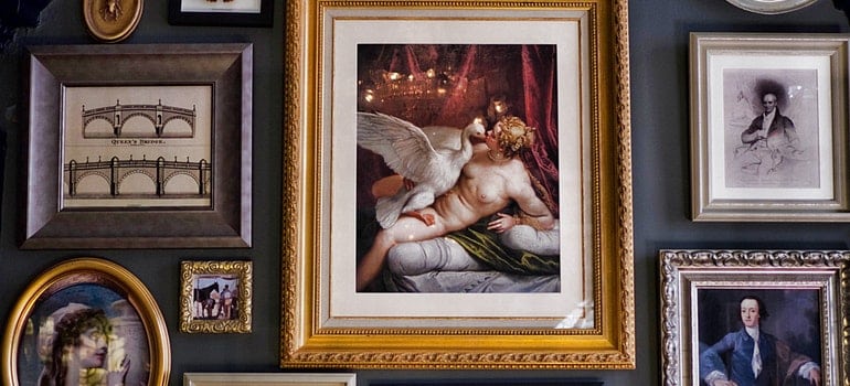 Artworks on the wall