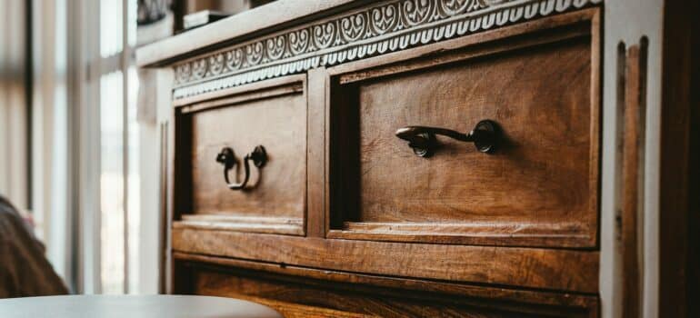 piece of old furniture