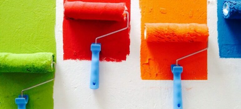 using rollers as number one painting tips