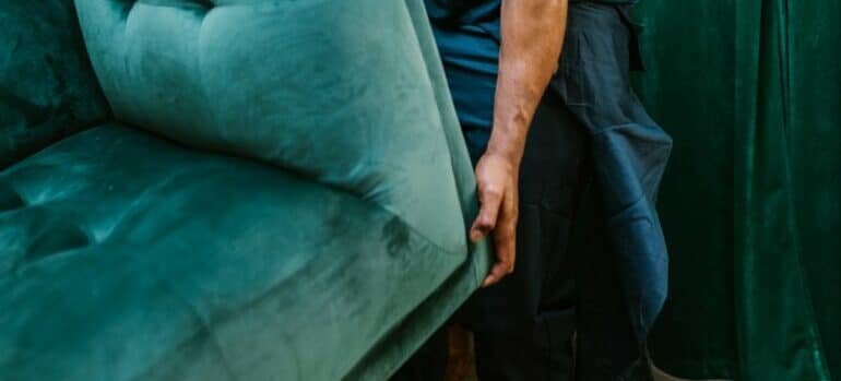 professional handling storing furniture