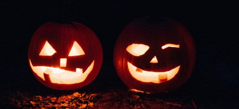 one of the best Halloween events in Austin - pumpkin painting class