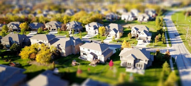 Suburbia from the sky