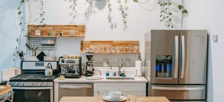 kitchen in need of remodeling representing a reason for storing kitchen appliances