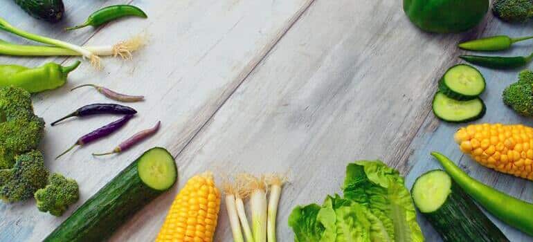 assorted green vegetables