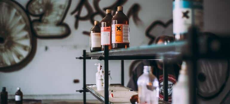 toxic materials and other items your Texas movers won’t move