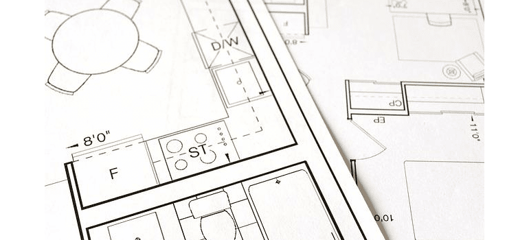 Creating a floor plan with tips for planning a house remodel.