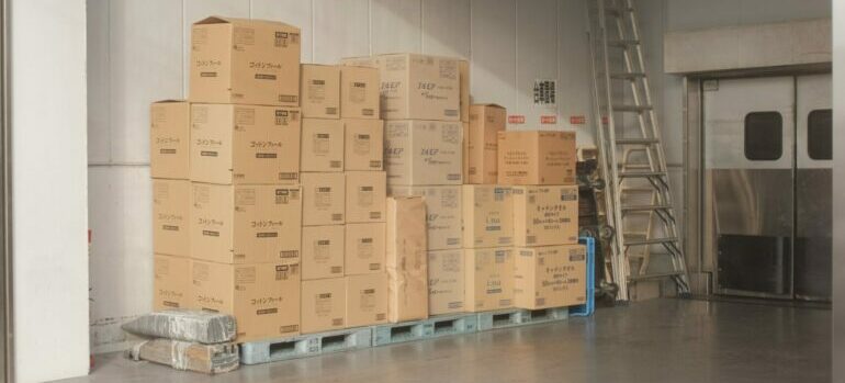 using storage units with cardboard boxes in them might be a part of unexpected moving expenses