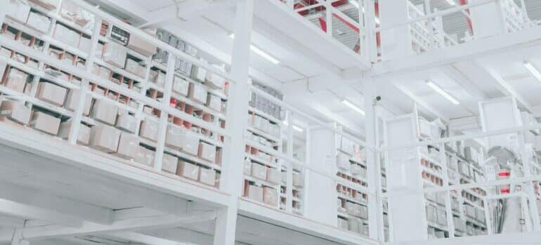 Inside of the storage with climate control that is the best option for storing collectibles long-term