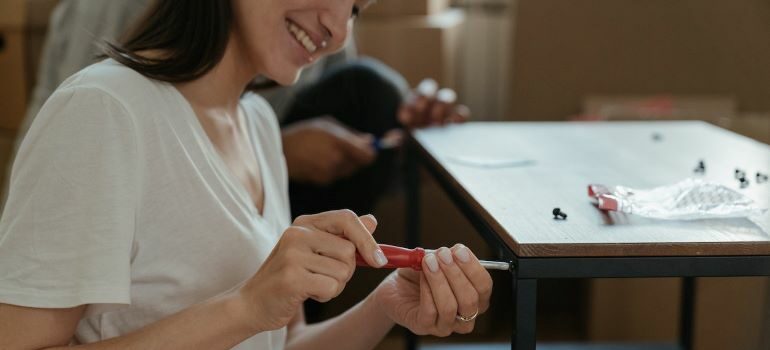 You should disassemble furniture before remodeling to move around freely