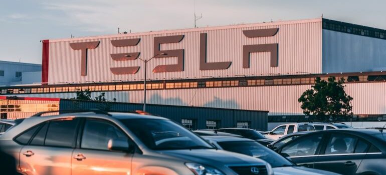 Tesla building