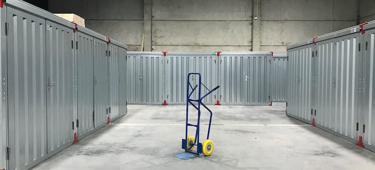 An Empty Hand Truck.