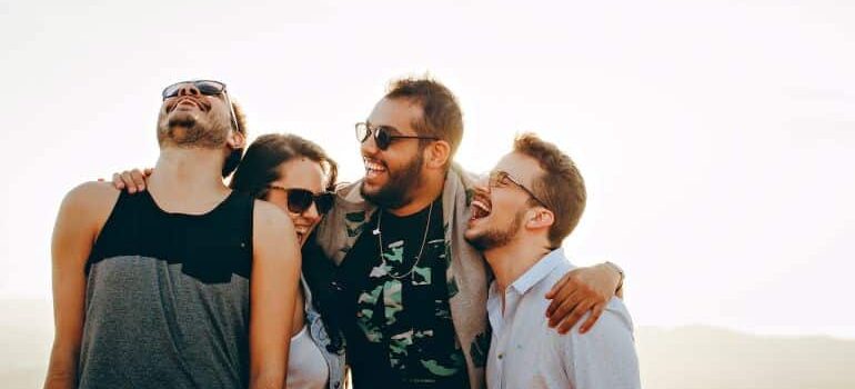 People smiling because they know Austin has been named the millennial magnet and became extremely popular