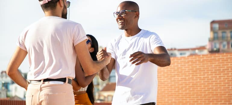 Man trying to meet new neighbors after moving from Austin to Westlake, TX