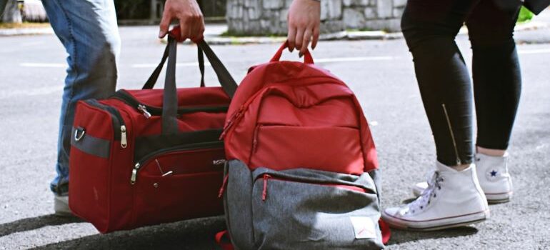 Pack your personal bag the night before the move