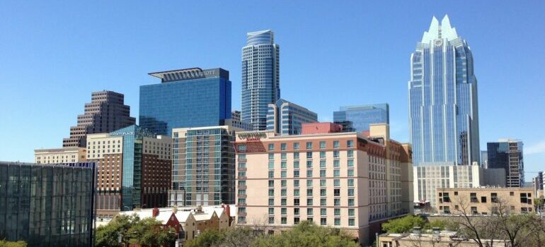 Aerial view of Austin, Texas