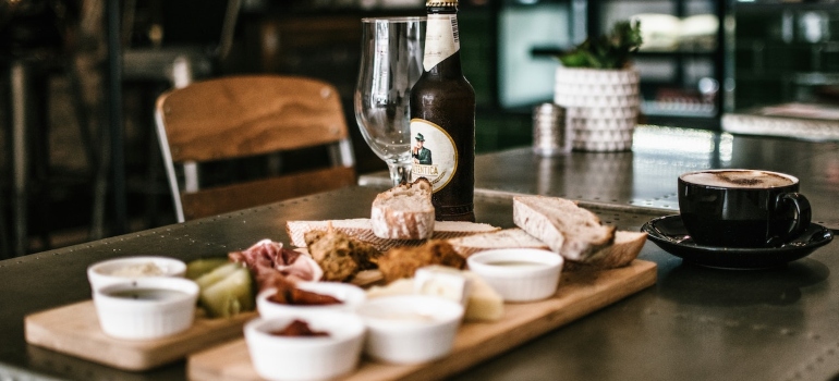 inside of a restaurant for a Valentine's Day in Texas