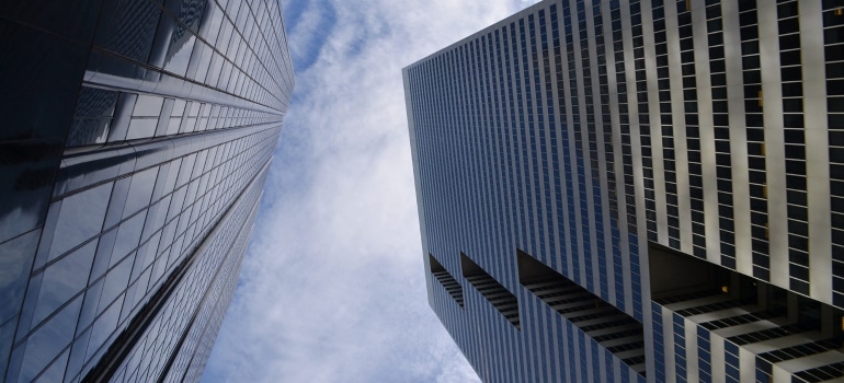 Skyline district in Houston, Texas