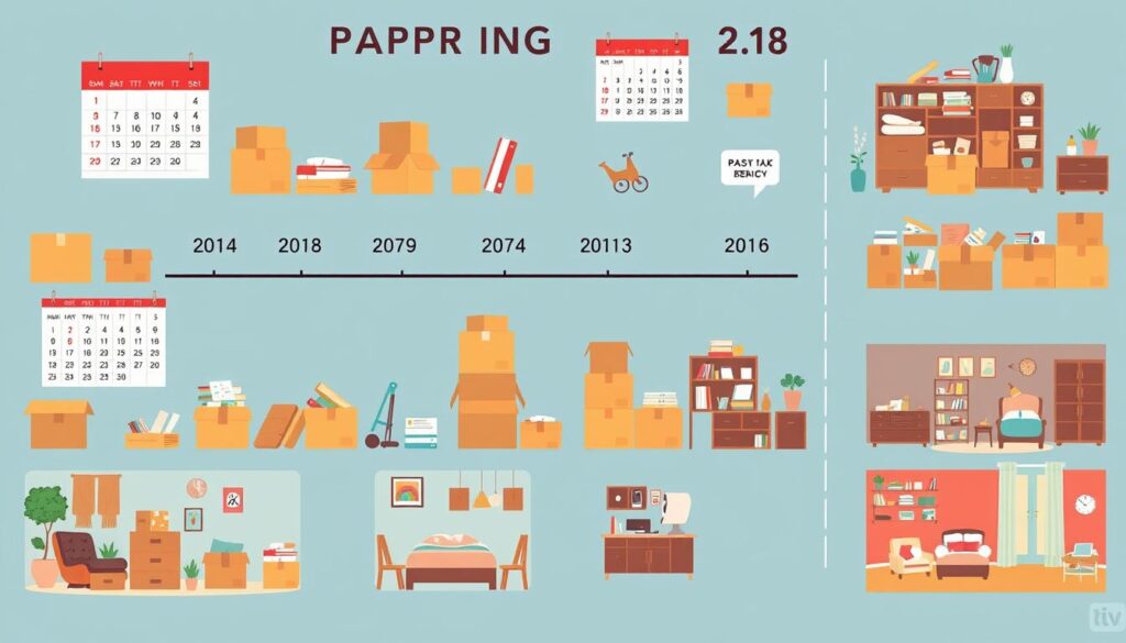 apartment packing timeline apartment packing timeline