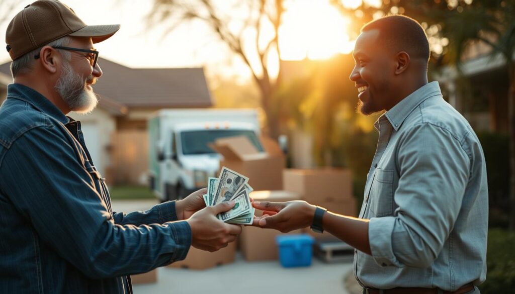 tipping moving company owner