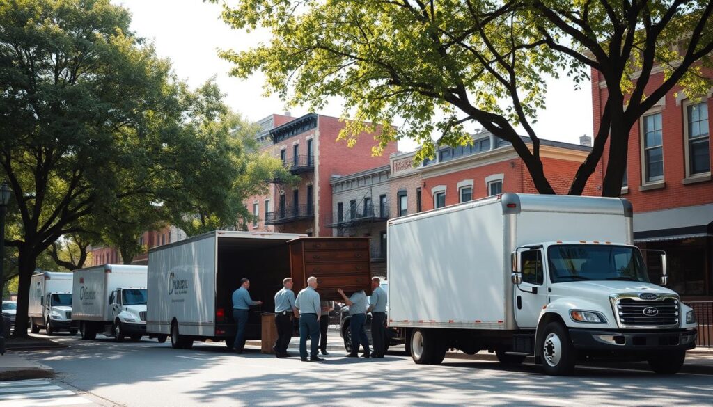 Clarksville Historic District movers