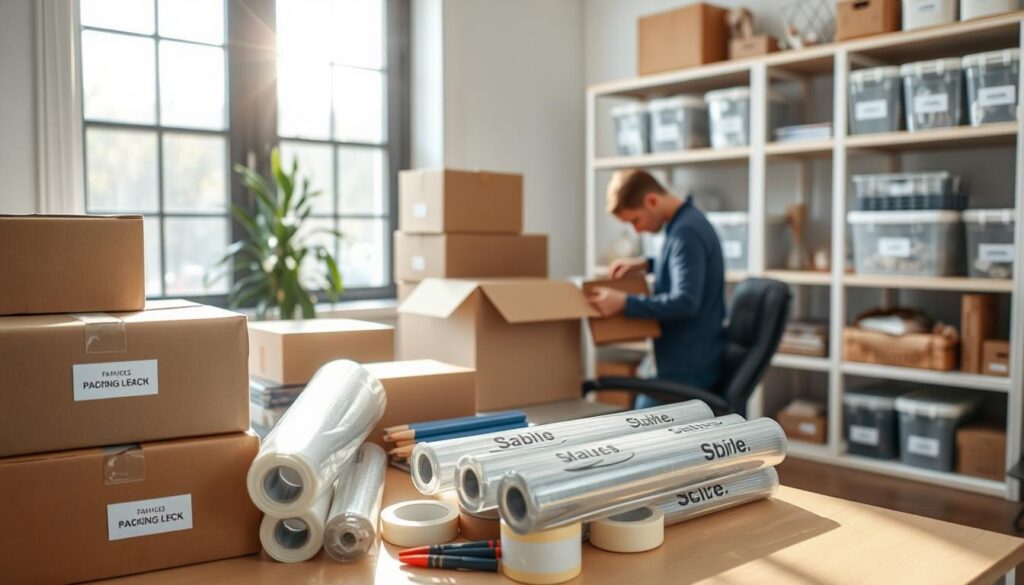 Packing tips for efficient storage during a move