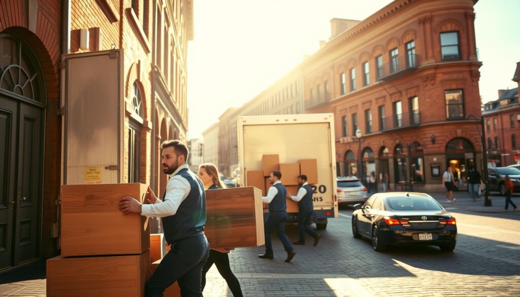 West Line Historic District movers