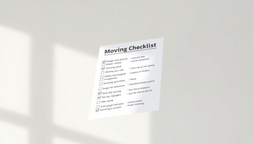 moving checklist