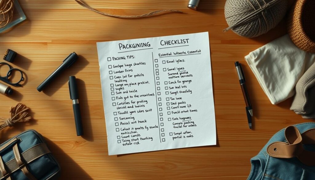 moving preparation checklist with packing tips