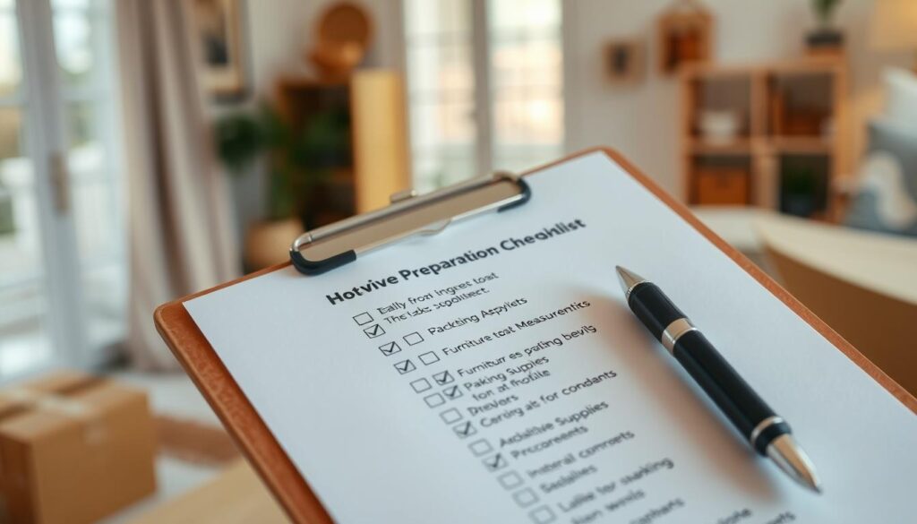 moving preparations checklist