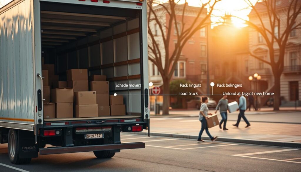 moving process and timeline