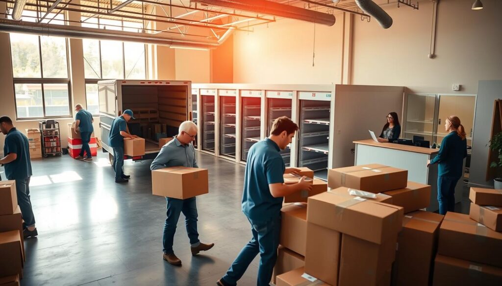 moving services including packing and storage solutions