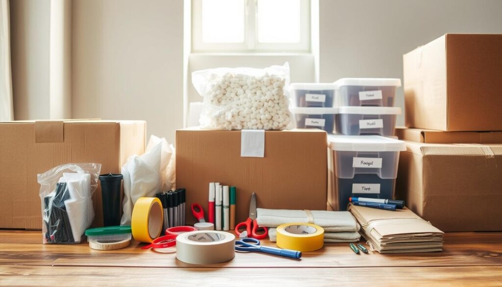 packing supplies for a move