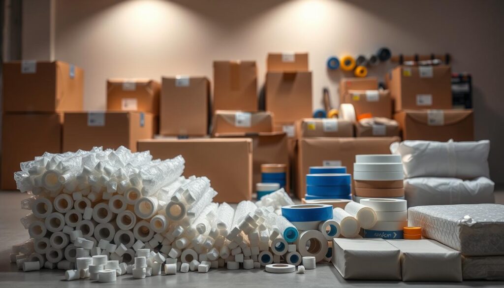 packing supplies for fragile item packing