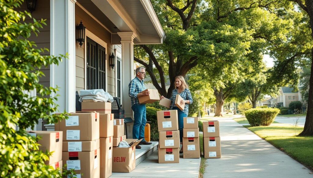 preparing for a move in Central East Austin preparing for a move in Central East Austin