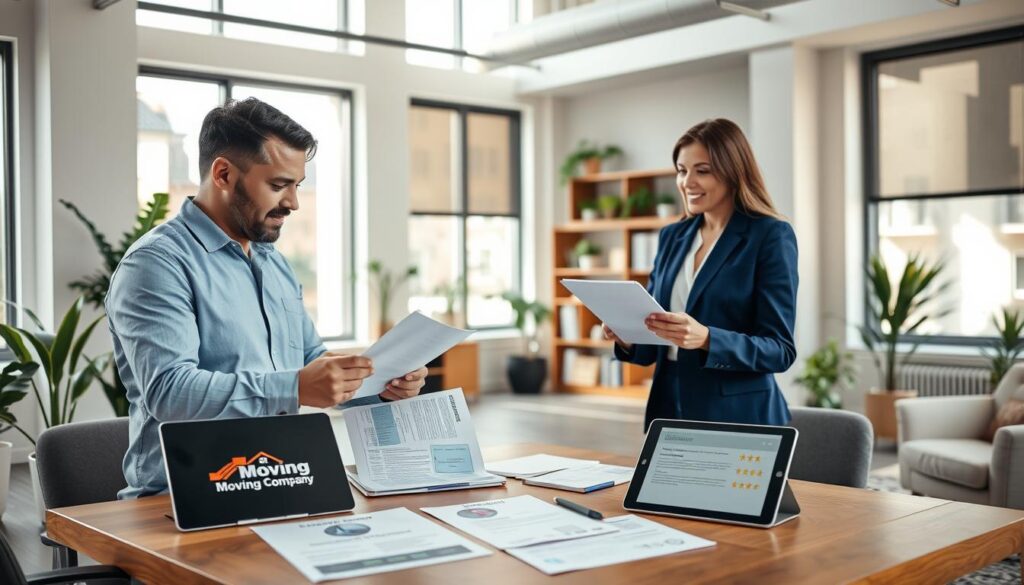 selecting moving company