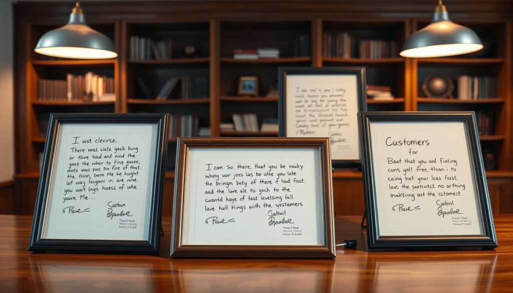 Customer testimonials on moving services