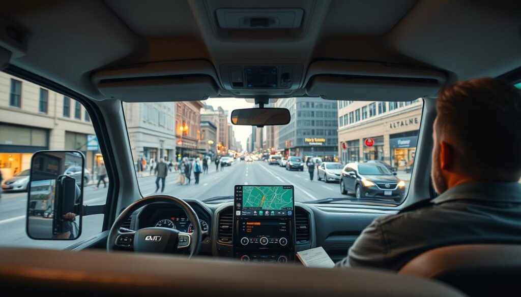 GPS tracking in moving services