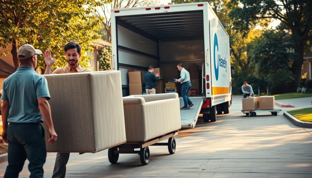 HeavenlyMove professional moving team and top-notch equipment
