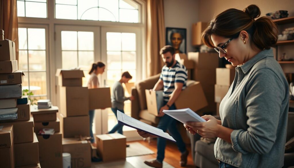 Moving day preparation Moving day preparation