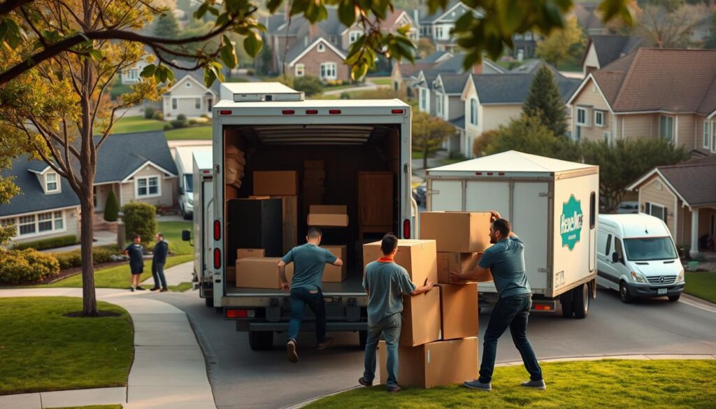 Residential moving services