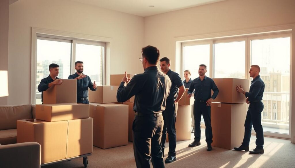 communication with movers