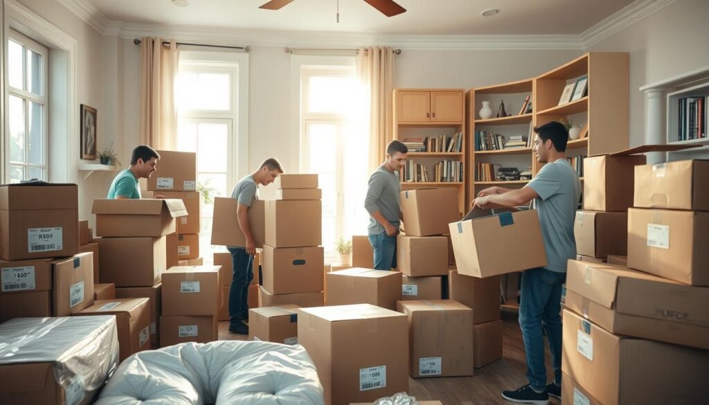 efficient packing during moving process