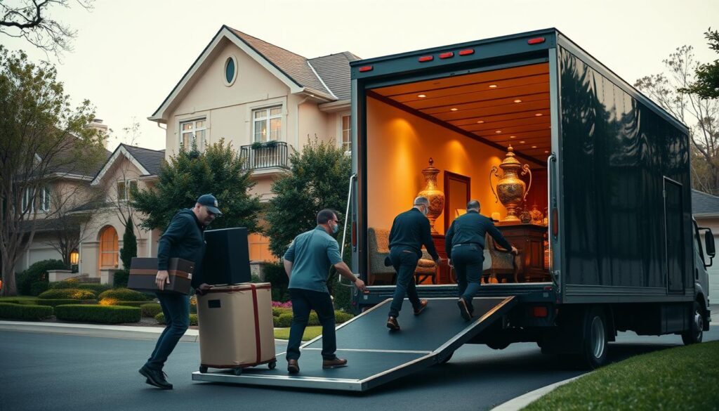 high-end moving costs