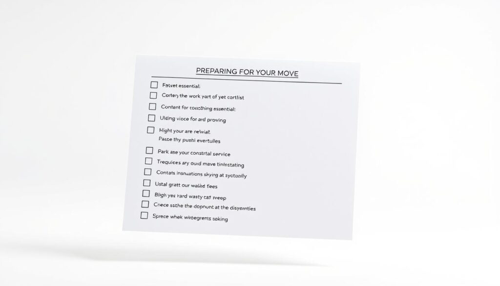moving checklist