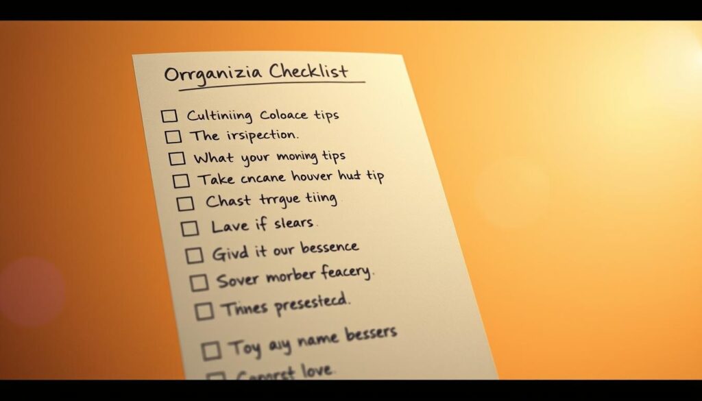 moving checklist organization tips