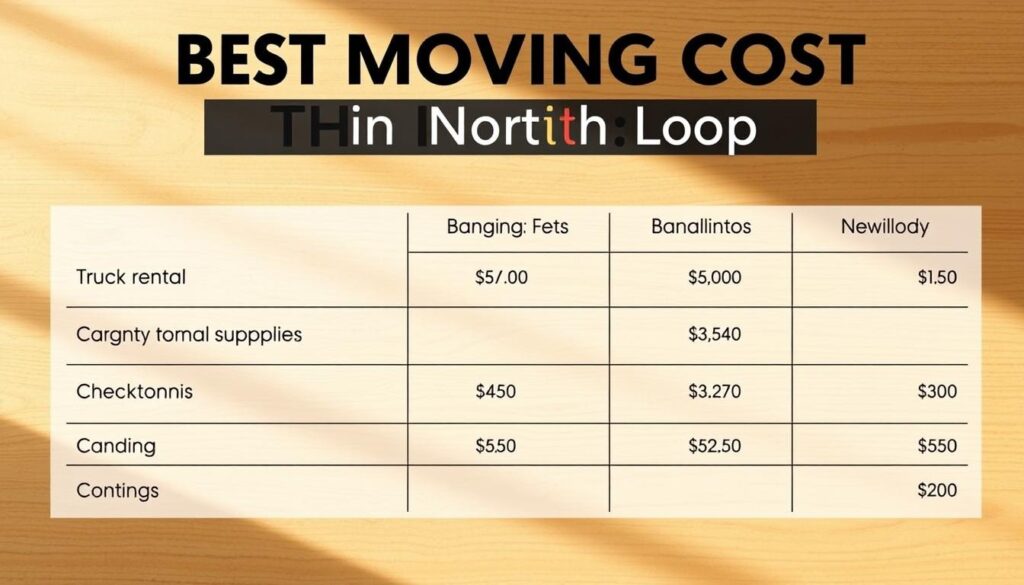 moving cost breakdown